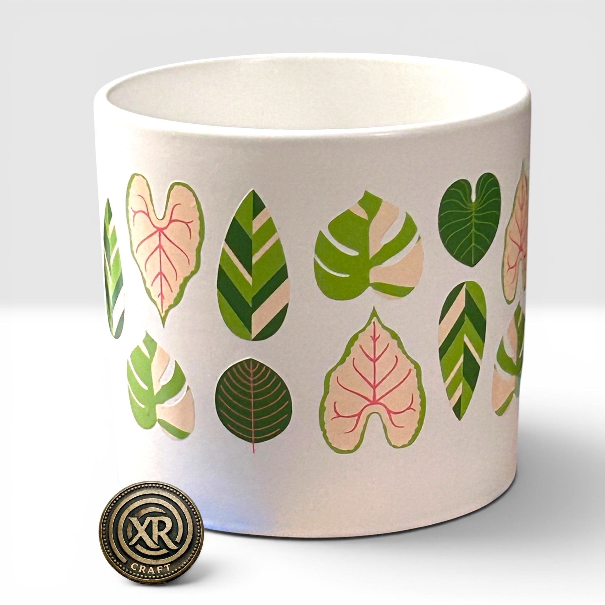 Leaves of Home Ceramic Cache Pot