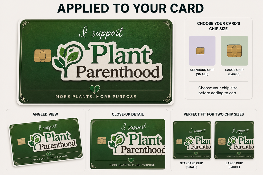 Plant Parenthood Credit & Debit Card Skin