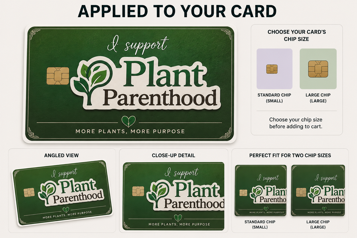 Plant Parenthood Credit & Debit Card Skin