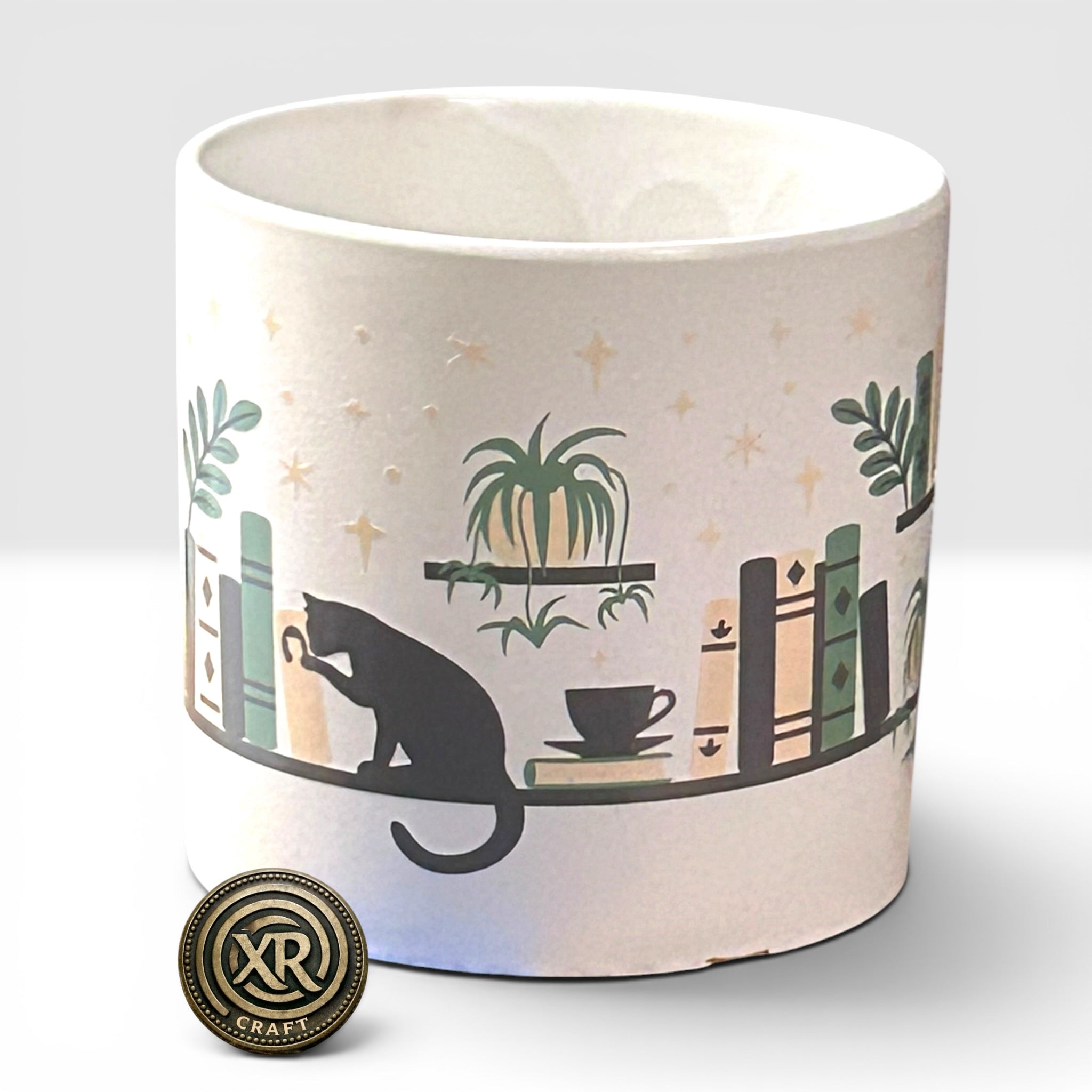 Shelf Supervisor Ceramic Cache Pot