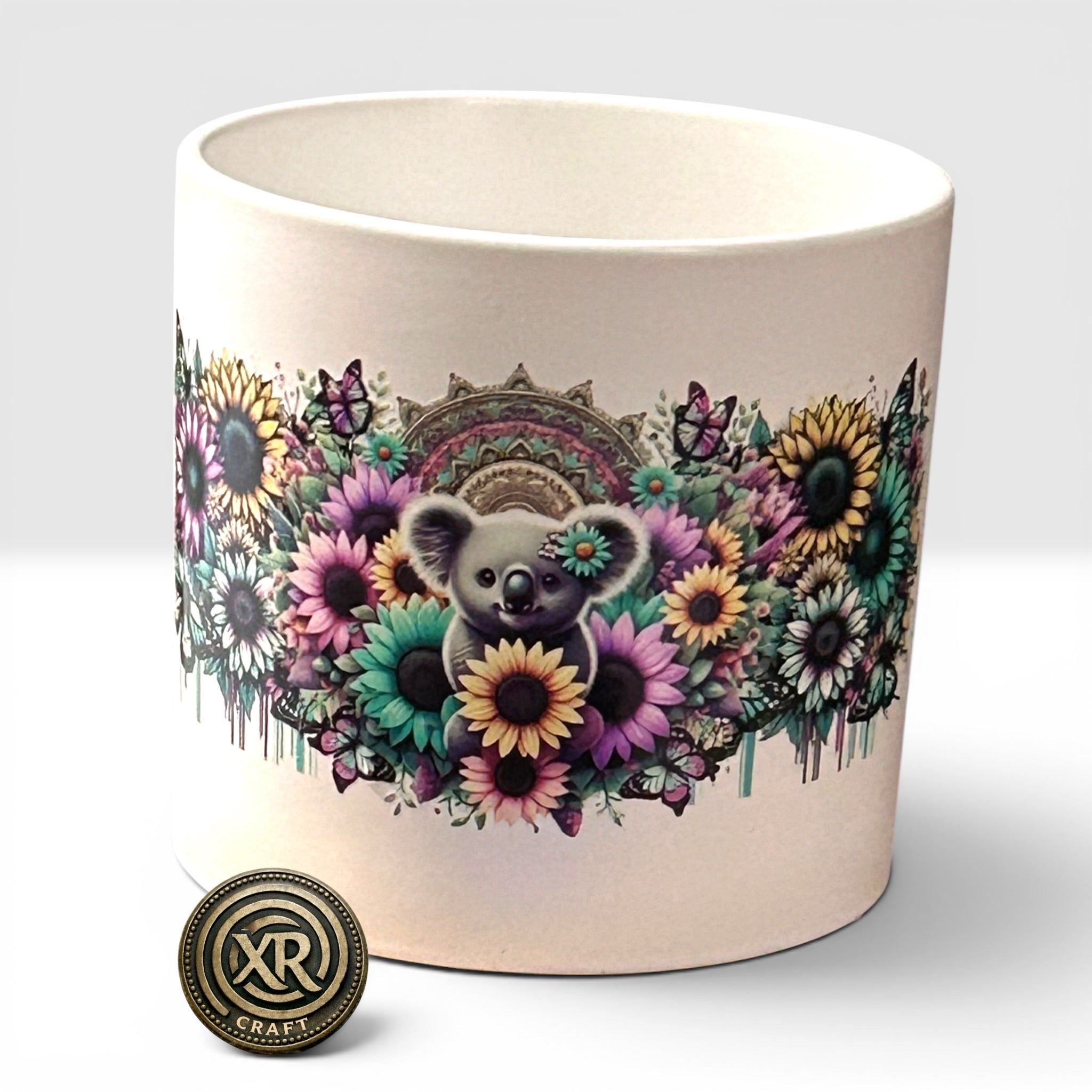 Koala in Bloom Ceramic Cache Pot