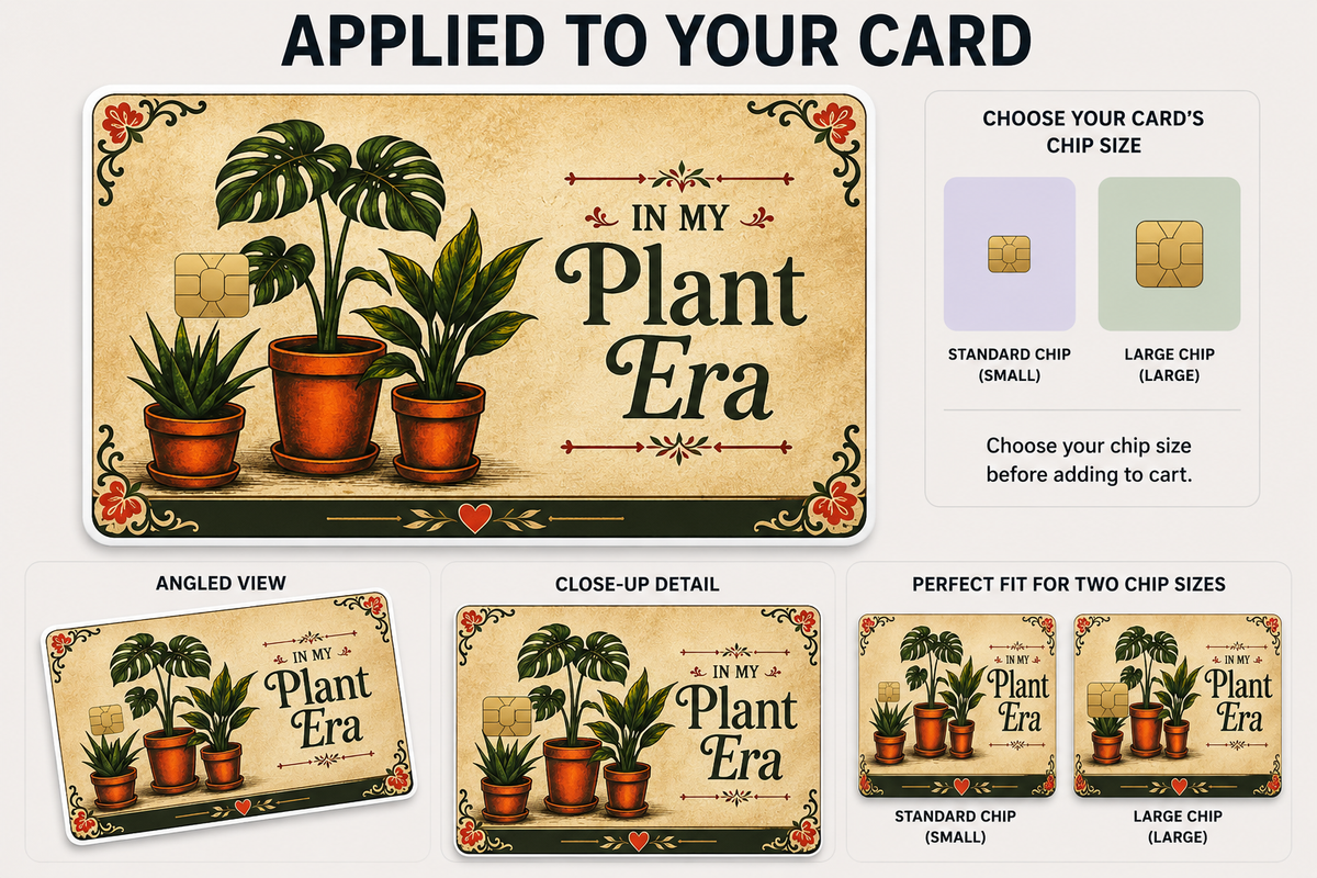 In My Plant Era Credit & Debit Card Skin