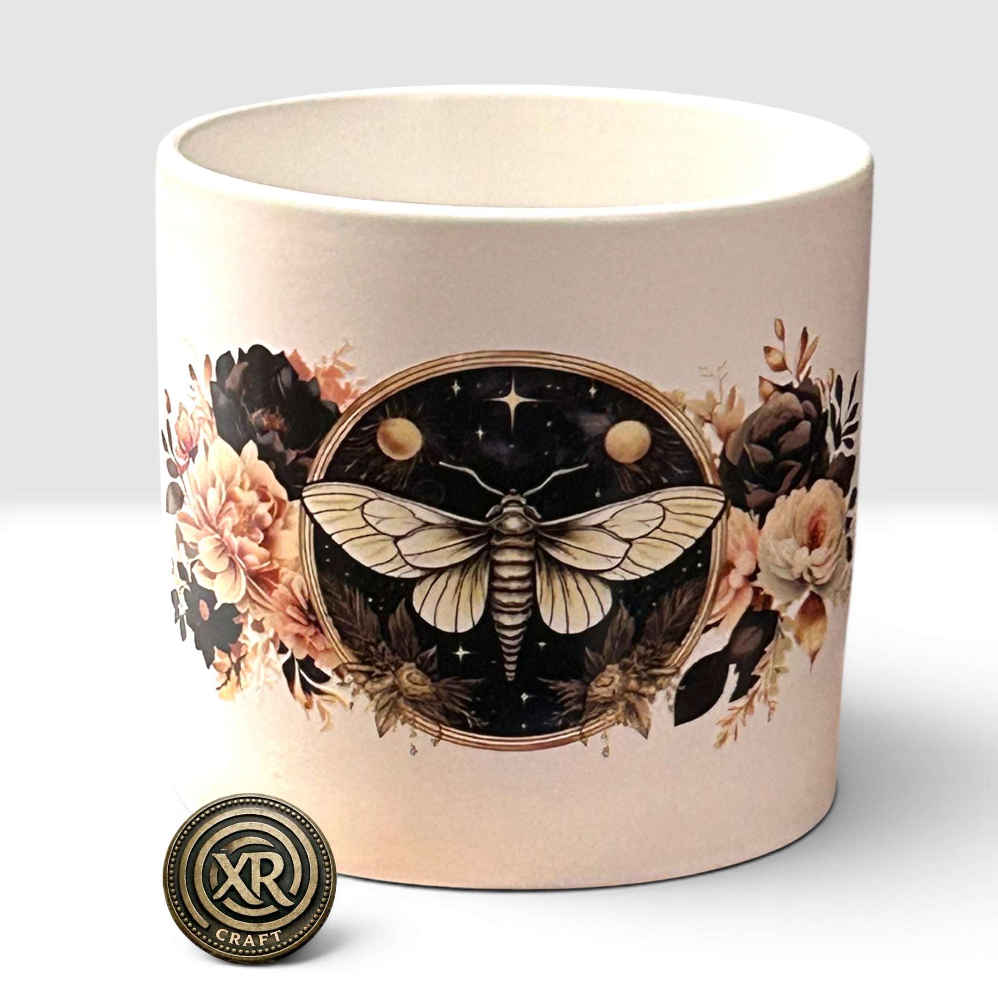 Luna Moth Ceramic Cache Pot