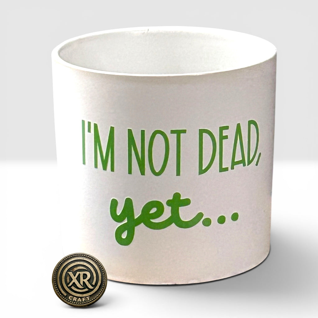 Not Dead Yet Ceramic Cache Pot