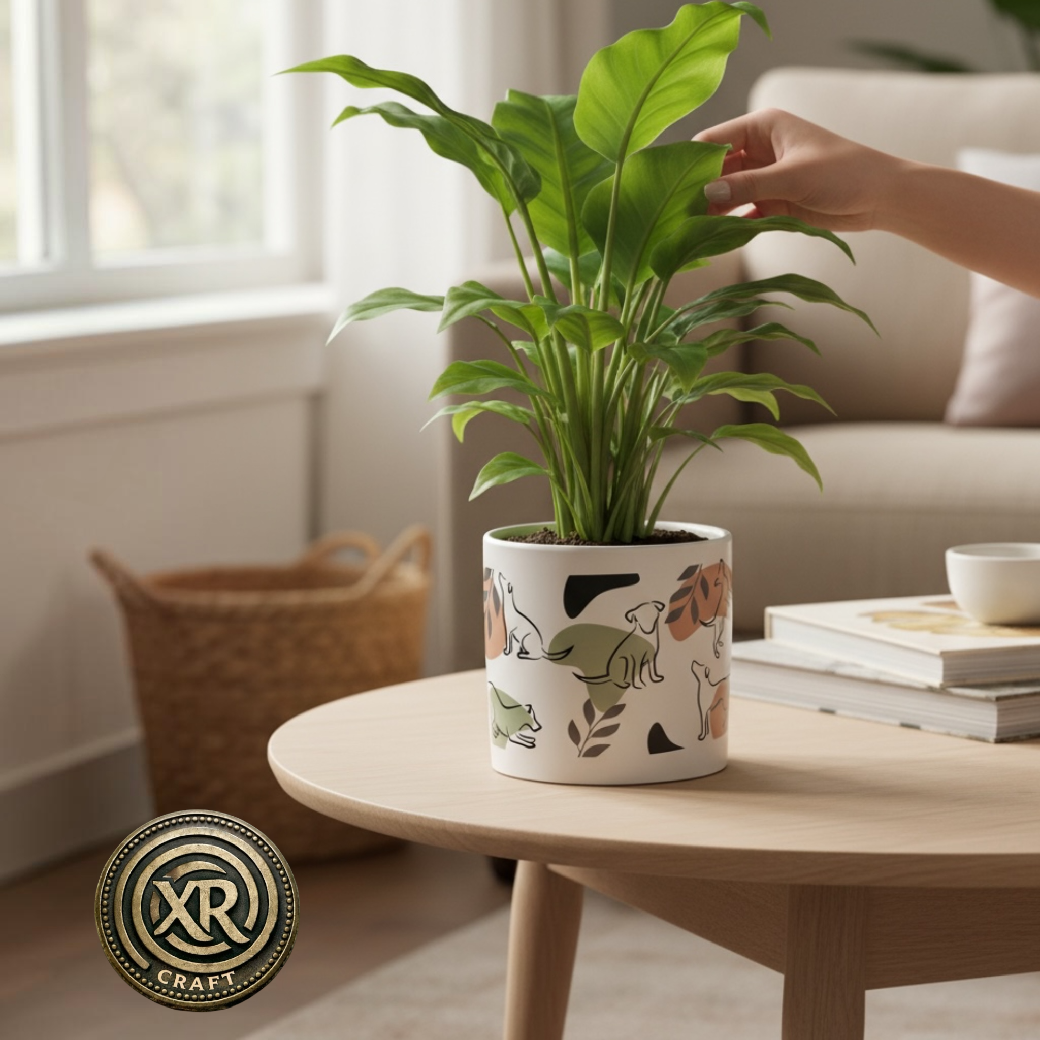 Plant Parent’s Best Friend Ceramic Cache Pot