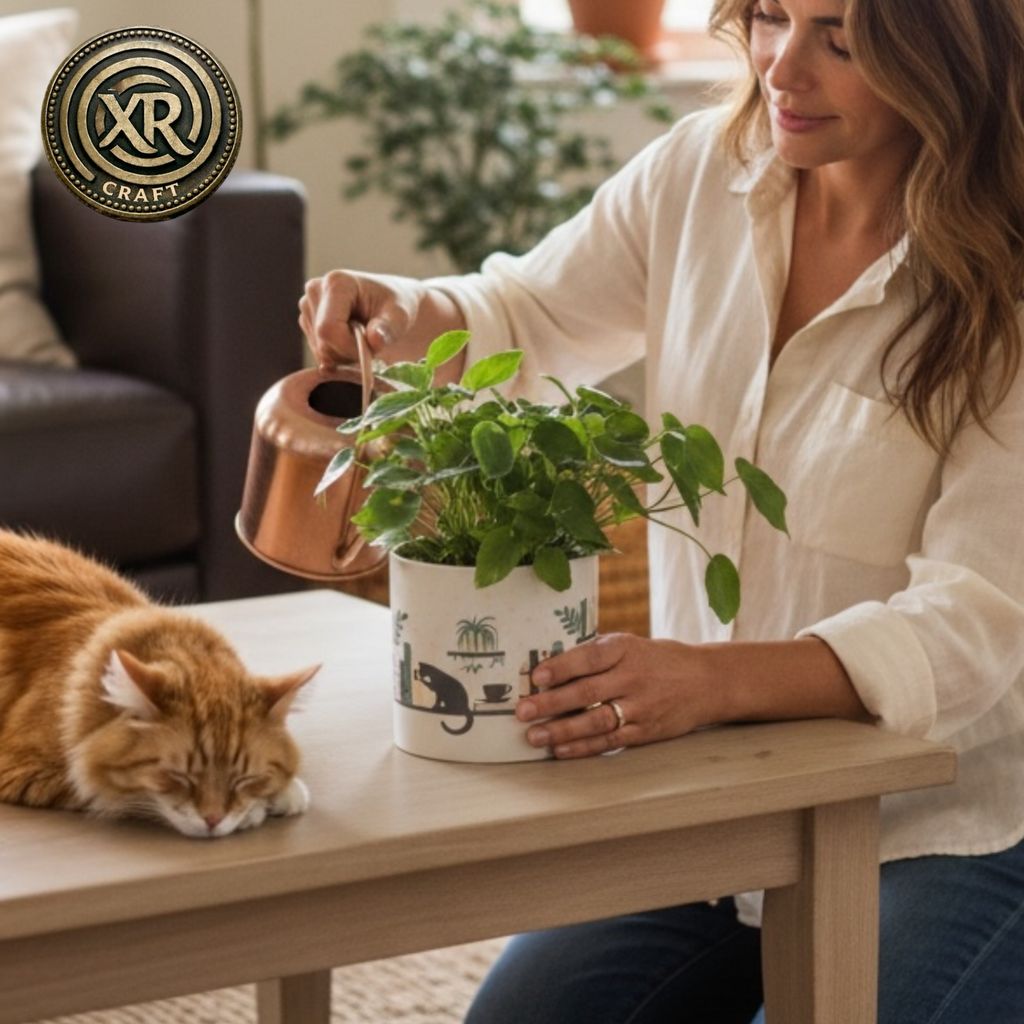Shelf Supervisor Ceramic Cache Pot