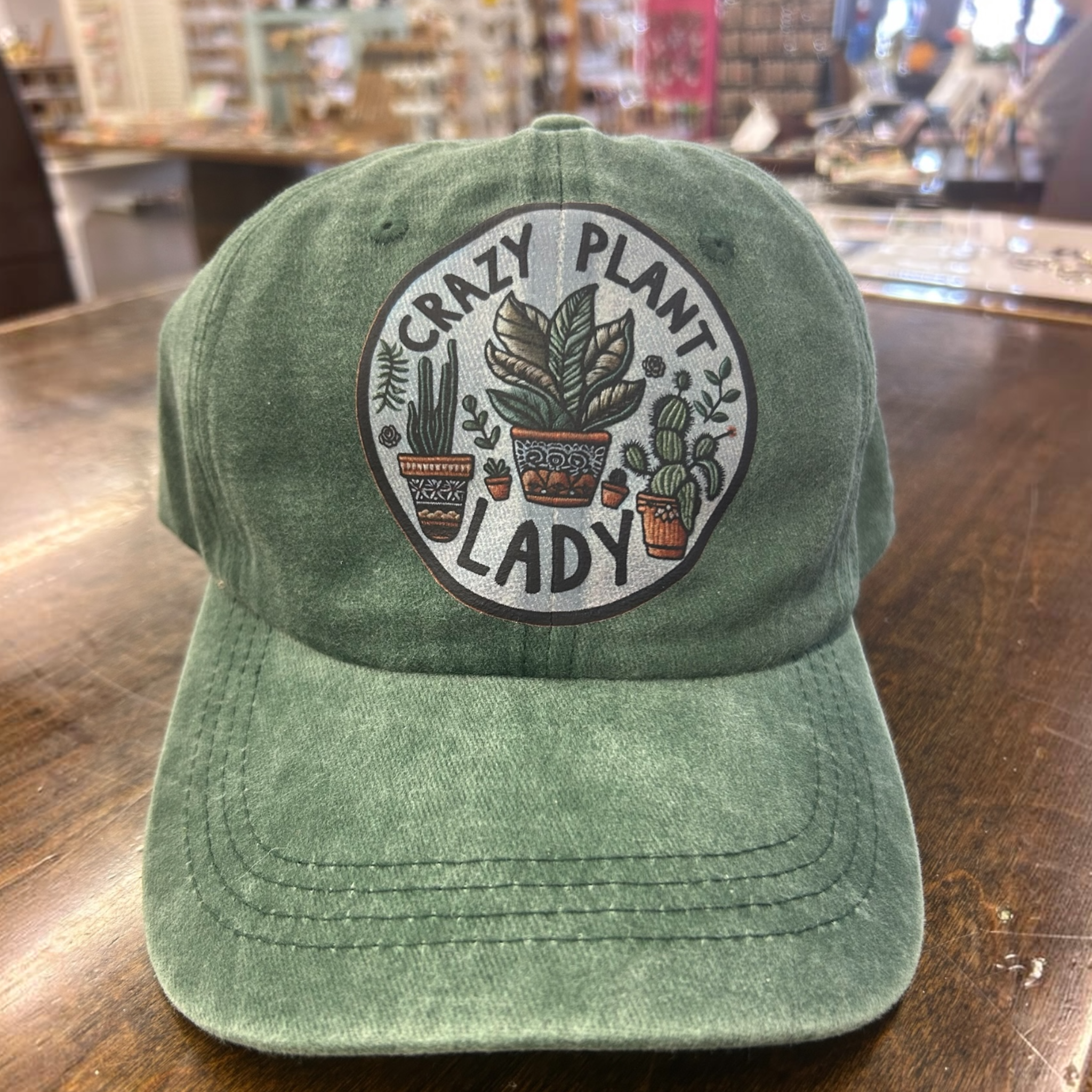 Crazy Plant Lady Vintage Cotton Cap