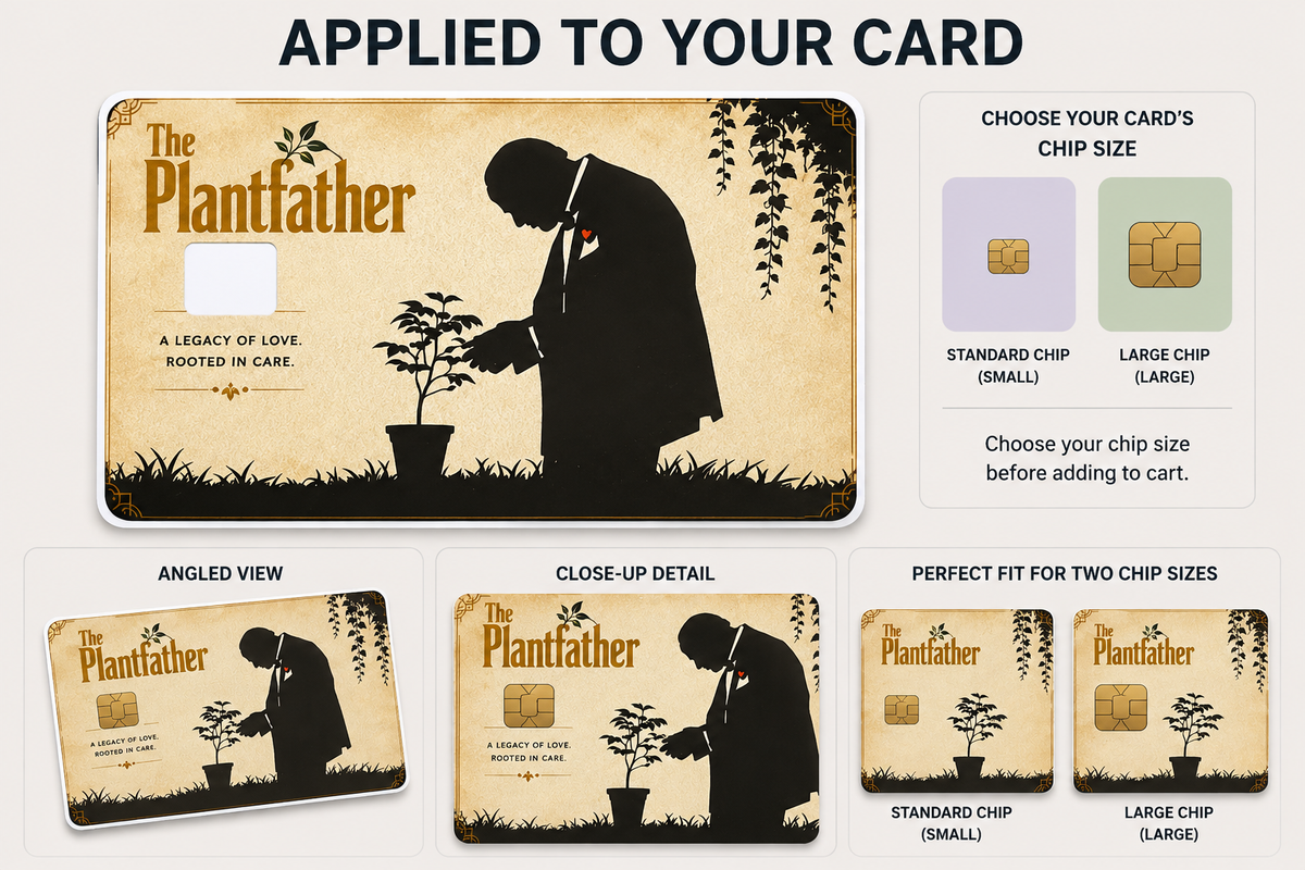 The PlantFather Credit & Debit Card Skin