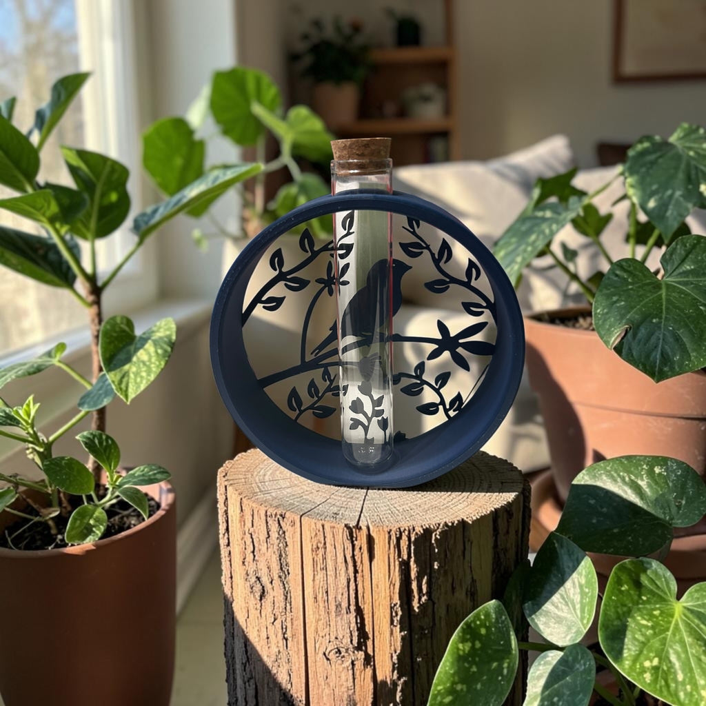 Perched Songbird Plant Propagation Station