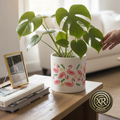 Flamingo Fiesta Ceramic Cache Pot