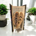 Monstera Folded Book Art