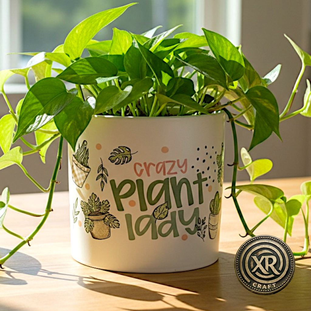 Crazy Plant Lady Ceramic Cache Pot