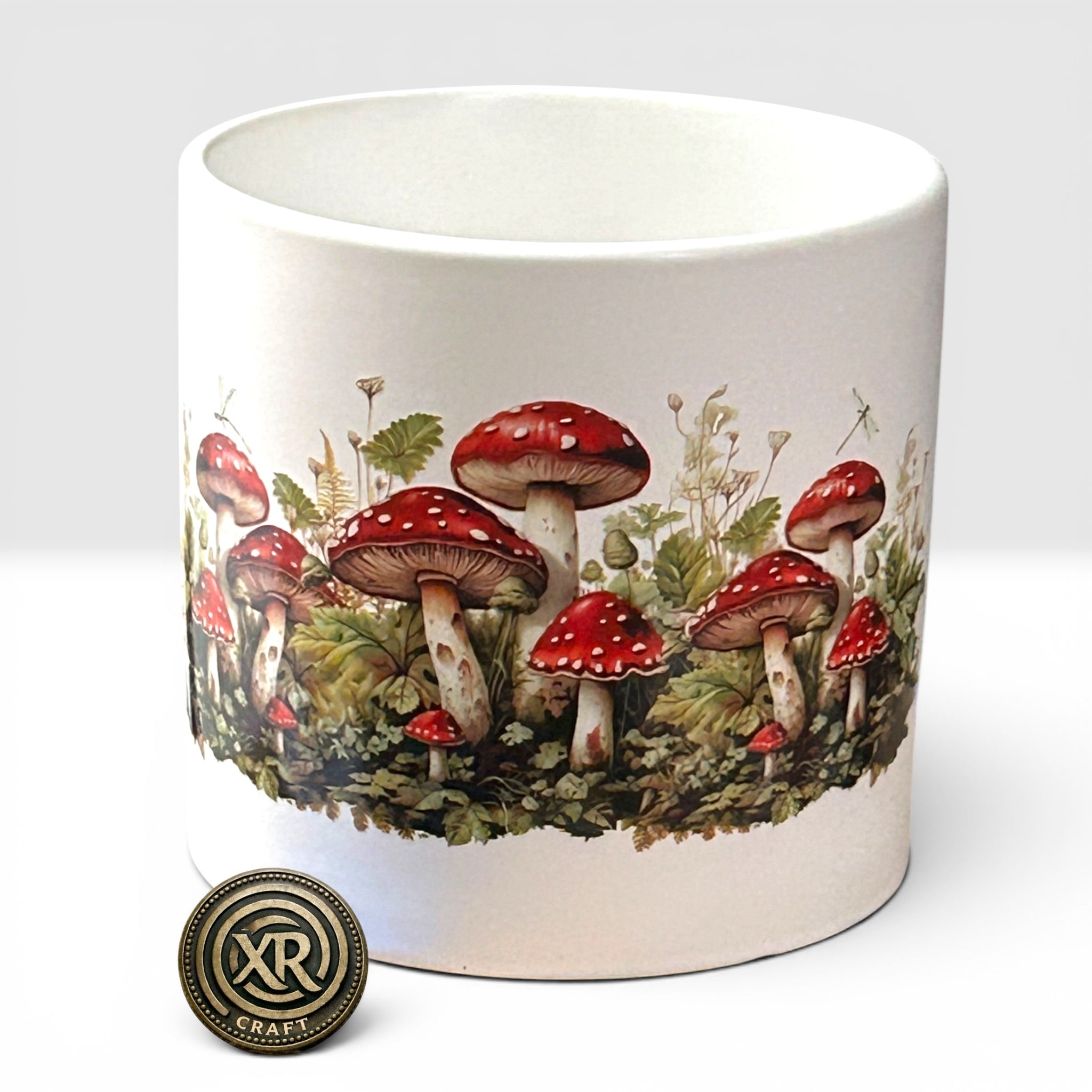 Woodland Mushrooms Ceramic Cache Pot