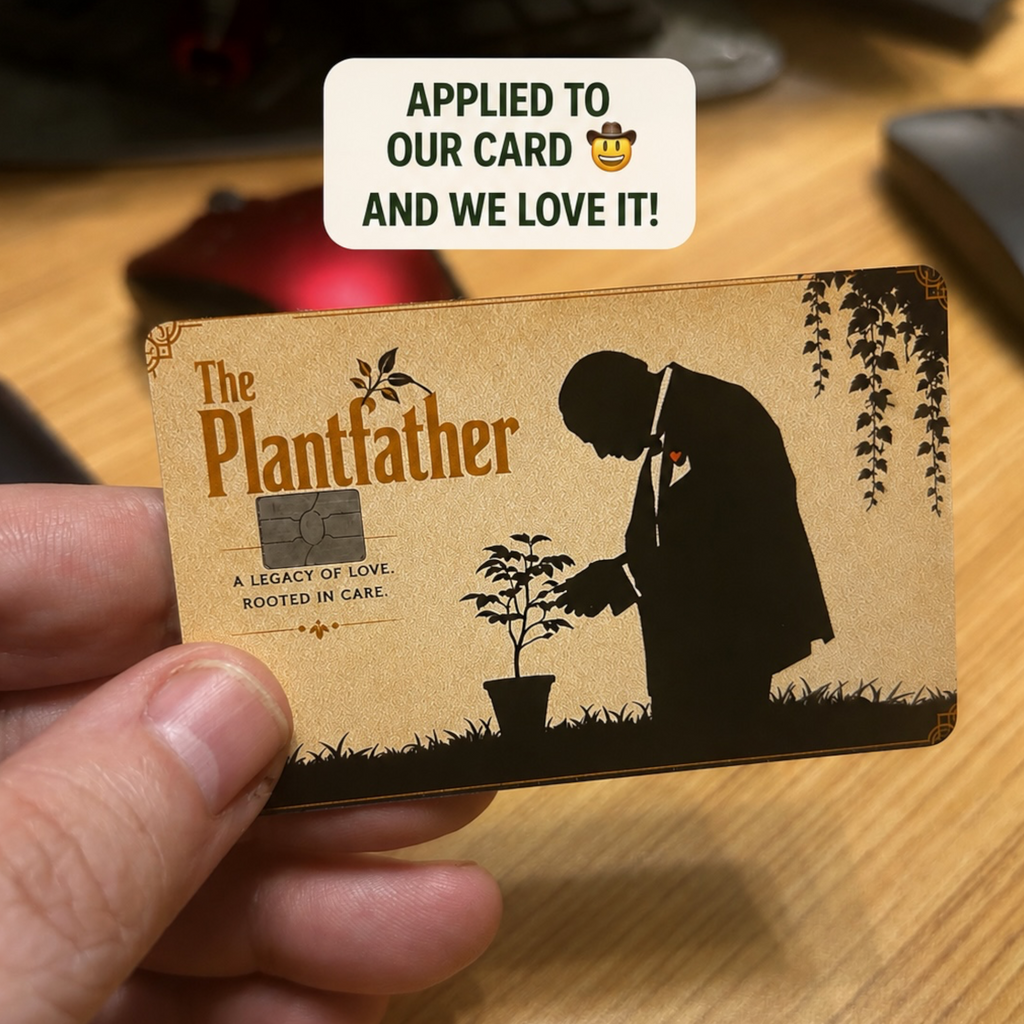 The PlantFather Credit & Debit Card Skin