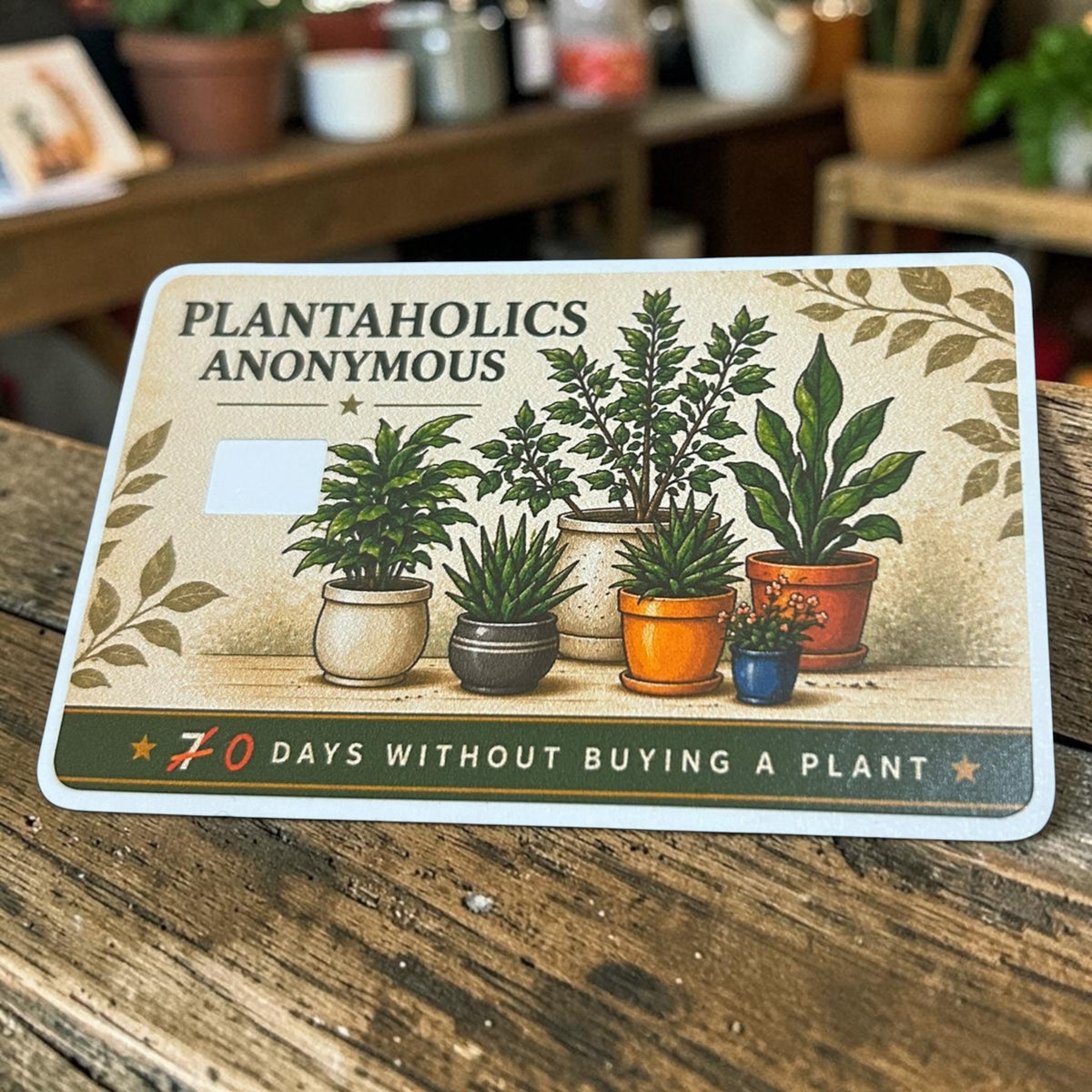 Plantaholics Anonymous Credit & Debit Card Skin