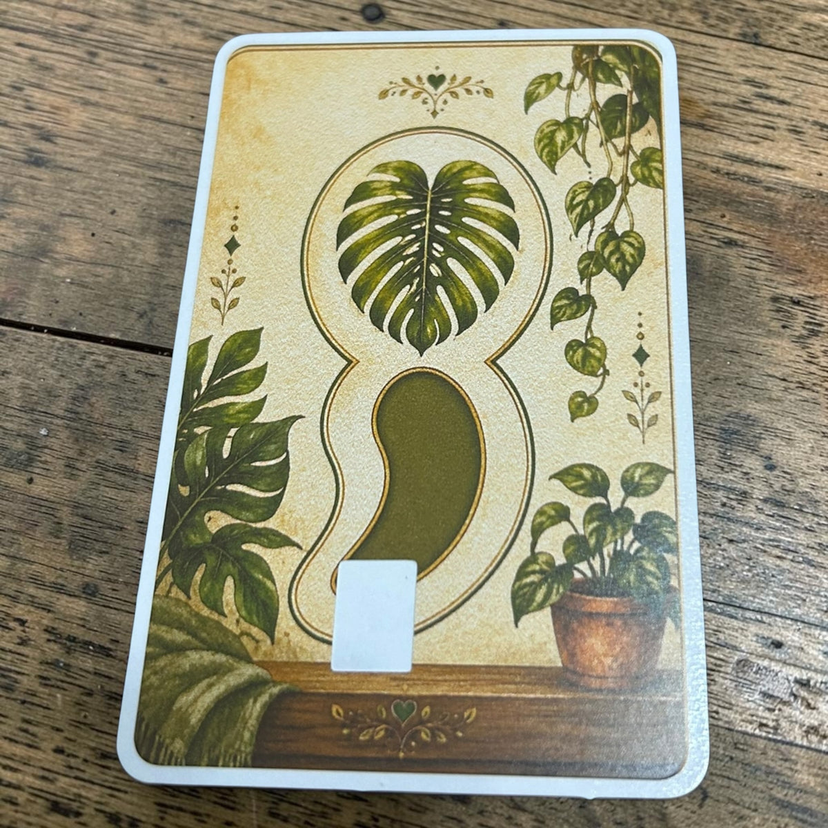 Monstera Semicolon Credit & Debit Card Skin